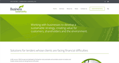 Desktop Screenshot of business-sustainability.com